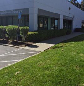 green lawn and bushes at business park in Concord, CA